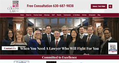 Desktop Screenshot of collinslaw.com